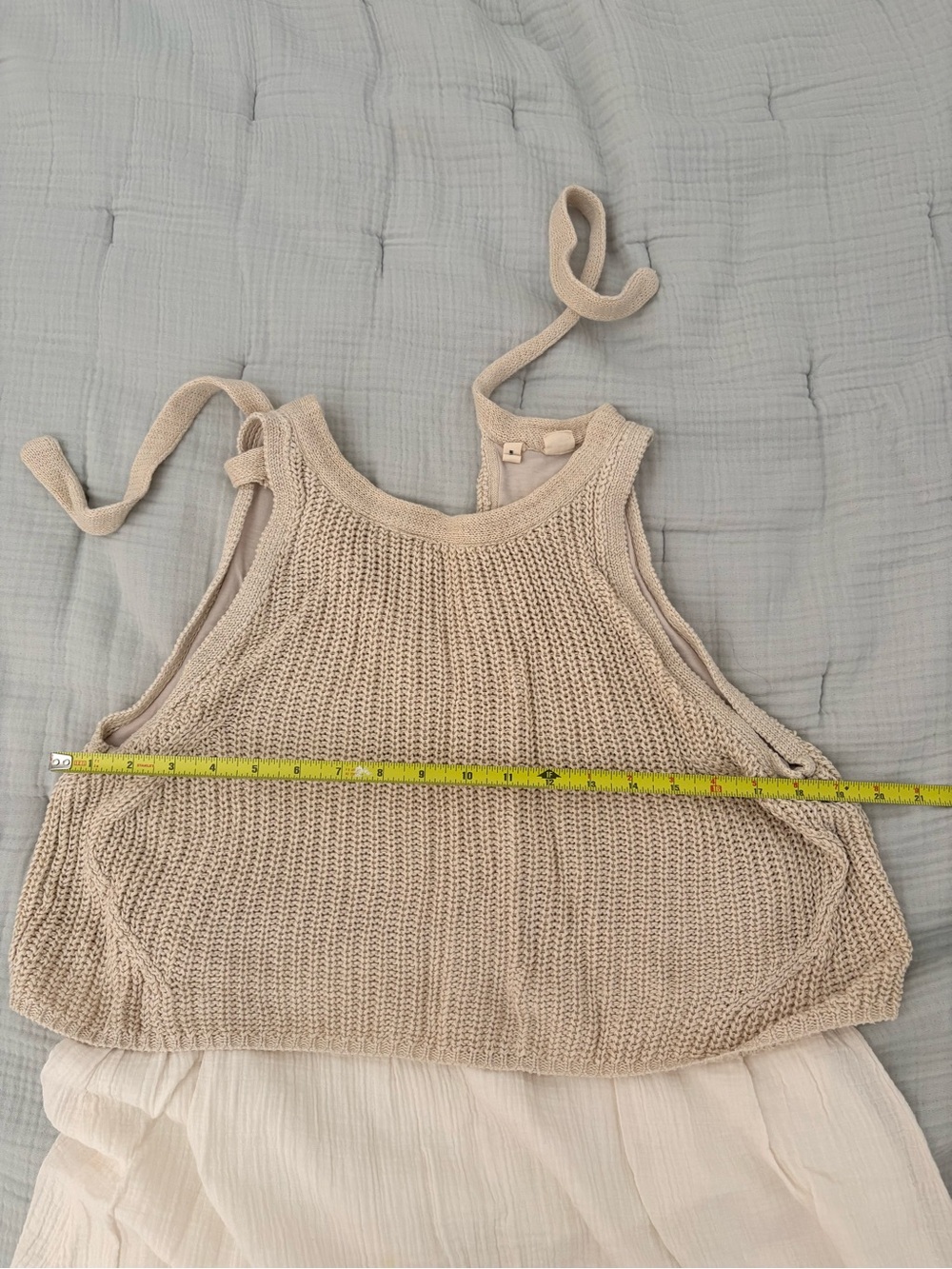 Anthropologie Cream Maxi Dress with Knit Bodice by Moth - Picture 10 of 10